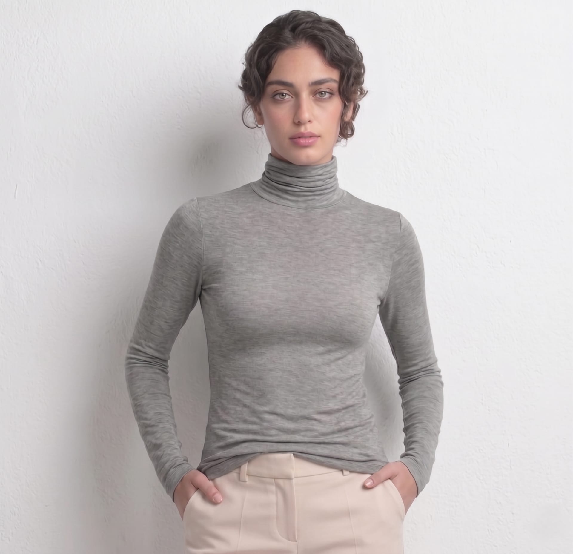 Art. 1050 maglia manica lunga dolcevita