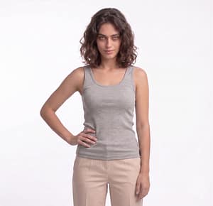 Art. 1160 Wide shoulder crew neck tank top