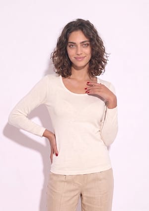 EFFECT L&S 1170 maglia manica lunga collo tondo